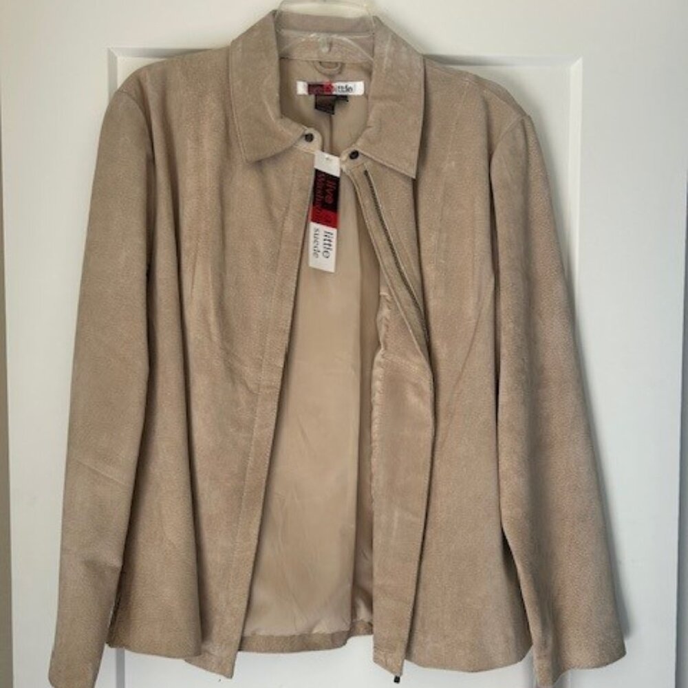 Live A Little Washable Suede Jacket